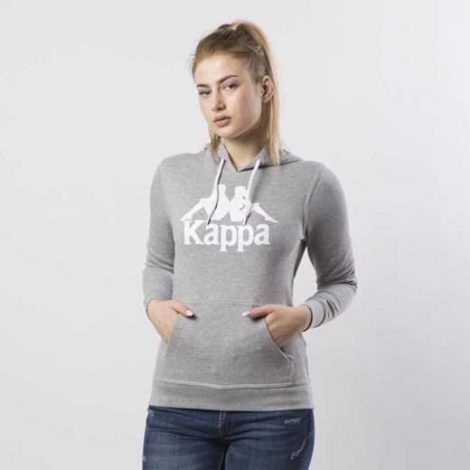 Bluza damska Kappa Authentic Zimy Hoody grey mid melange 303NKK0-77M Kappa S wyprzedaż bludshop.com