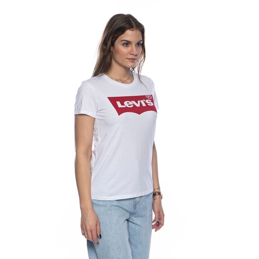 Levi's koszulka damska The Perfect Tee Large white Levis Red Tab XXS promocja bludshop.com