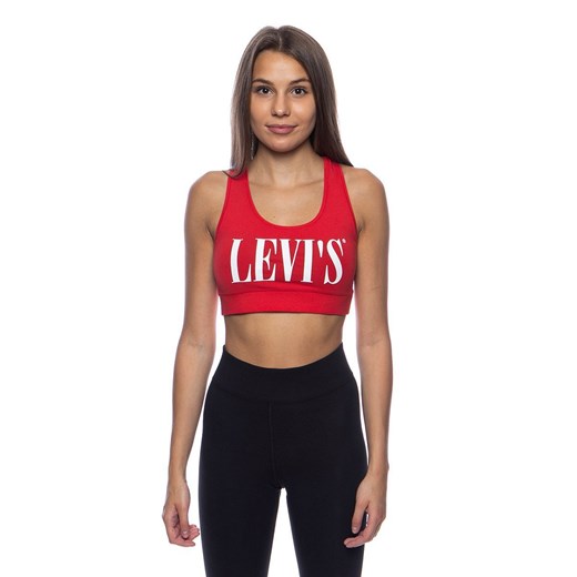 Top damski Levi's Logo Sports Brs Brilliant red Levis Red Tab XS bludshop.com okazyjna cena