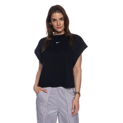Koszulka damska Nike NSW Essential Top SS czarna Nike XS promocja bludshop.com