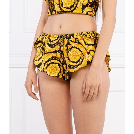 Versace Jedwabne szorty od piżamy | Regular Fit Versace M Gomez Fashion Store