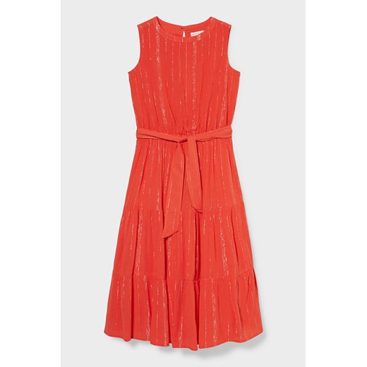 C&A Sukienka-efekt połysku, Czerwony, Rozmiar: 104 Smart & Pretty 104 C&A promocyjna cena