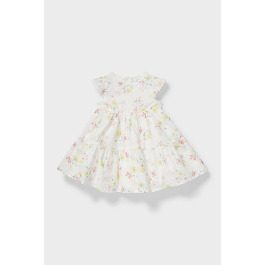 C&A Sukienka niemowlęca-w kwiaty-odświętna, Biały, Rozmiar: 68 Baby Club 98 C&A