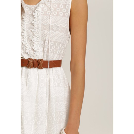 Biała Sukienka Nesolphi Renee L/XL promocja Renee odzież