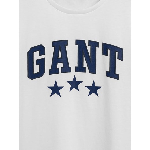 T-shirt chłopięce Gant z bawełny 