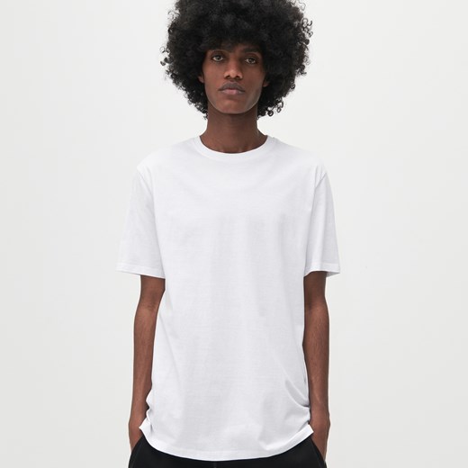 Reserved - T-shirt z bawełny organicznej - Biały Reserved XS Reserved okazja