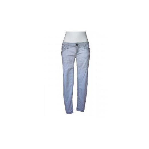 Spodnie STRADIVARIUS jeans jasno szare rozmiar 38