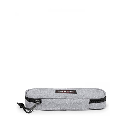 Piórnik Eastpak szary z napisami