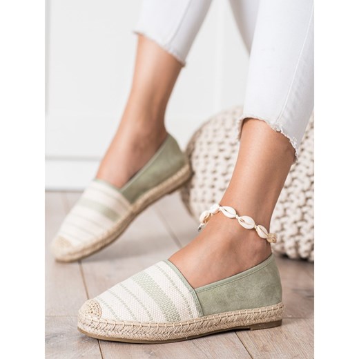 Espadryle Ze Wzorkiem Ideal Shoes 40 okazja ButyModne.pl
