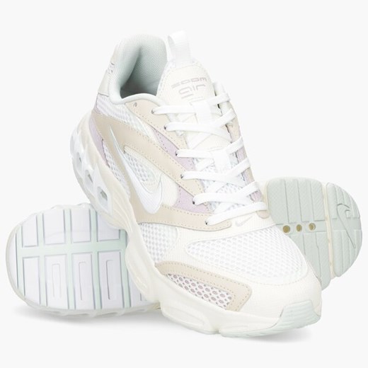 Buty sportowe damskie Nike zoom białe płaskie ze skóry 