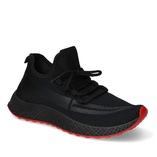 Czarno-Czerwone Sneakersy Męskie Filippo Filippo MTN2179/21BKRD Black/Red ze sklepu Arturo-obuwie w kategorii Buty sportowe męskie - zdjęcie 117535145