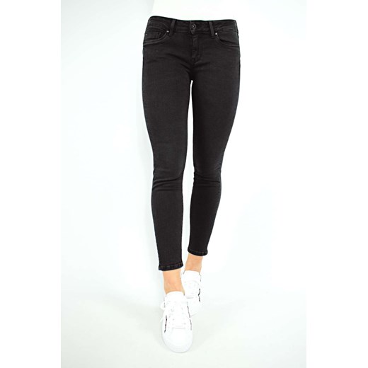 spodnie damskie pepe jeans pl201040s980 czarne jeansowe ze sklepu Royal Shop w kategorii Jeansy damskie - zdjęcie 117542409