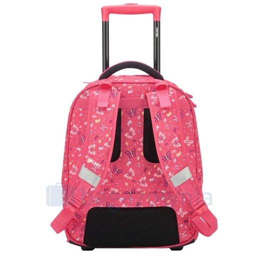 Plecak na kołach DELSEY Back to School Różowy Delsey promocja Bagażownia.pl