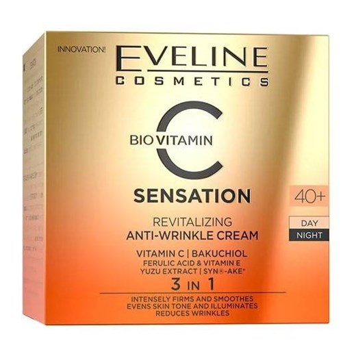 Eveline Cosmetics C-SENSATION Rewitalizujący krem przeciwzmarszczkowy 40+ 50ml uniwersalny eKobieca.pl