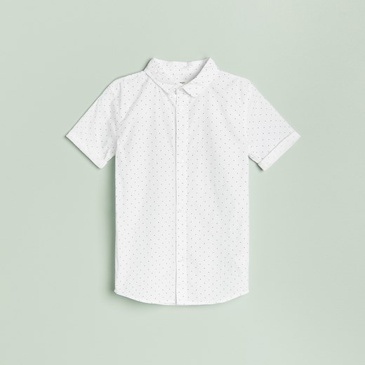 Reserved - Klasyczna koszula - Biały Reserved 152 okazja Reserved