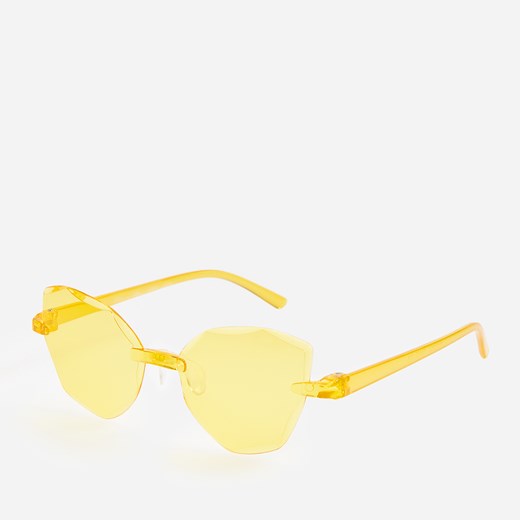 Reserved - Okulary przeciwsłoneczne - Żółty Reserved ONE SIZE wyprzedaż Reserved
