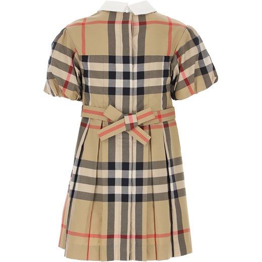 Burberry Sukienka dla Dziewczynek, beżowy, Bawełna, 2021, 10Y 12Y Burberry 10Y RAFFAELLO NETWORK