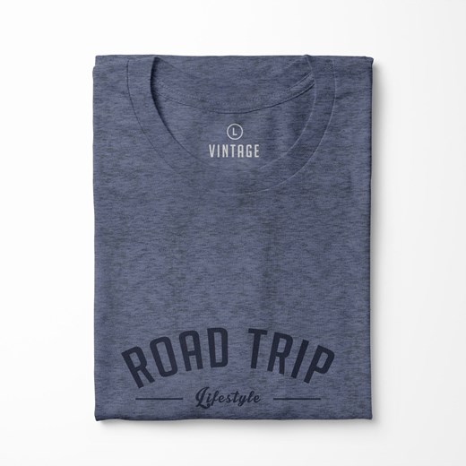 Koszulka ROAD TRIP - Niebieska sklep.klasykami.pl