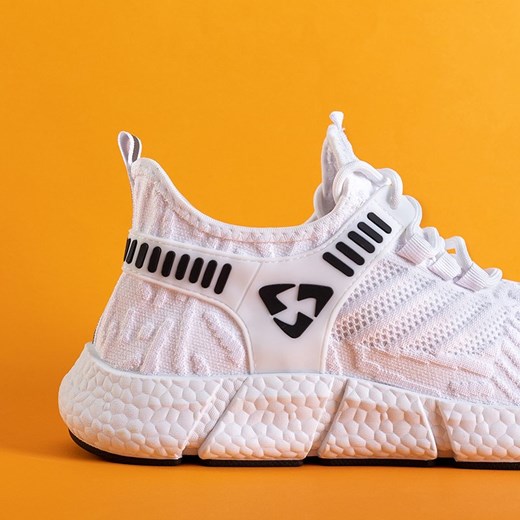 Białe męskie sportowe buty Togor - Obuwie Royalfashion.pl 46 royalfashion.pl
