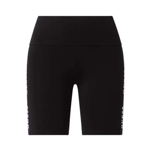 Spodnie kolarki z paskami z logo model ‘Biker’ XS promocja Peek&Cloppenburg 