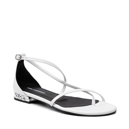 Białe sandały damskie Karl Lagerfeld casual 