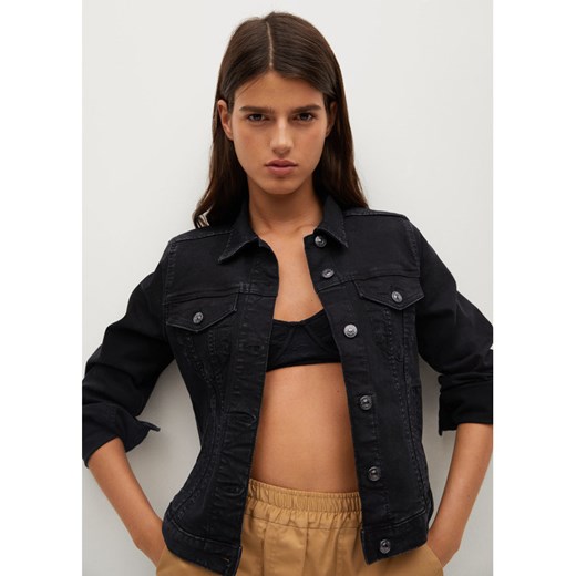 Kurtka damska Mango czarna casual 