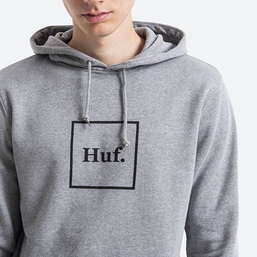 Bluza męska HUF Essentials  Box Logo P/O  PF00098 GREY Huf XL SneakerStudio.pl
