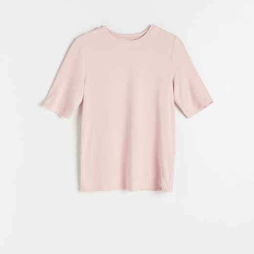 Reserved - Dzianinowa bluzka - Różowy Reserved S okazyjna cena Reserved