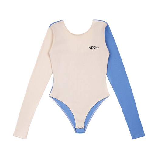 BLUE CREAM BODYSUIT Local Heroes M Local Heroes