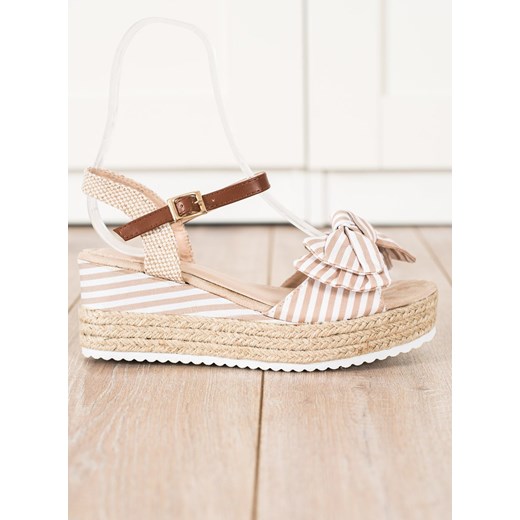 SANDAŁY ESPADRYLE W PASKI 38 promocja czasnabuty.pl