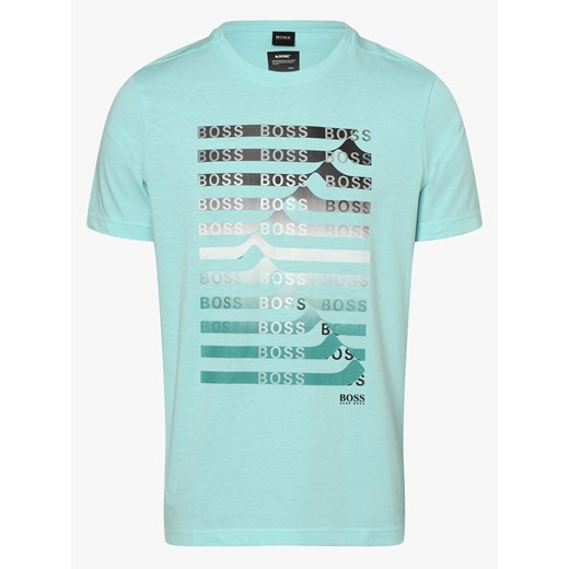 BOSS Athleisure - T-shirt męski – Teeonic, niebieski M vangraaf