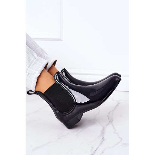 Kalosze damskie bez zapięcia płaskie 