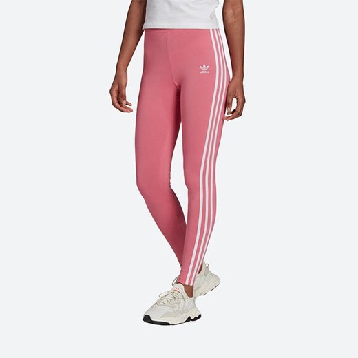 Spodnie damskie różowe Adidas Originals w sportowym stylu 