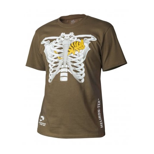 t-shirt Helikon kameleon w klatce piersiowej - Coyote M ZBROJOWNIA