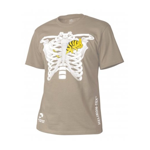 t-shirt Helikon kameleon w klatce piersiowej - Khaki XXL ZBROJOWNIA