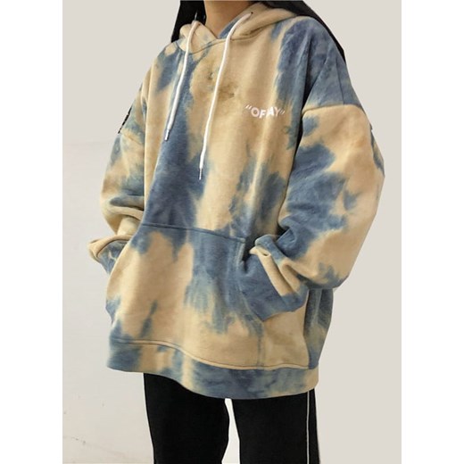 Bluza damska Arilook wielokolorowa z napisami