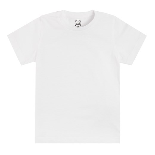 T-shirt chłopięce Cool Club biały bawełniany 