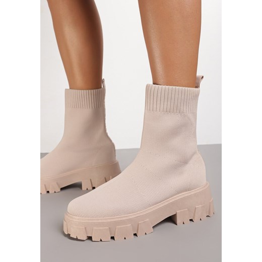 Workery damskie Renee bez zapięcia casualowe zamszowe na jesień 