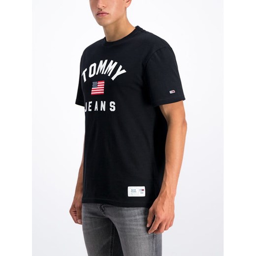 T-shirt męski Tommy Hilfiger Czarny (M) Tommy Hilfiger XXL promocja Laumast