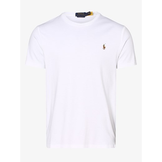 Polo Ralph Lauren - T-shirt męski – Custom Slim Fit, biały Polo Ralph Lauren XL vangraaf