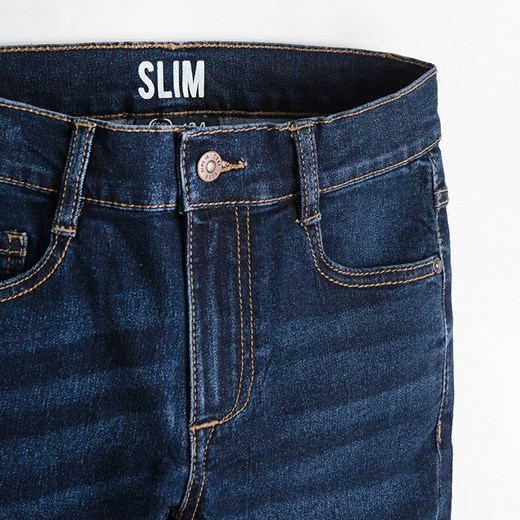 Cool Club, Spodnie jeansowe chłopięce, slim fit, denim Cool Club 134 smyk
