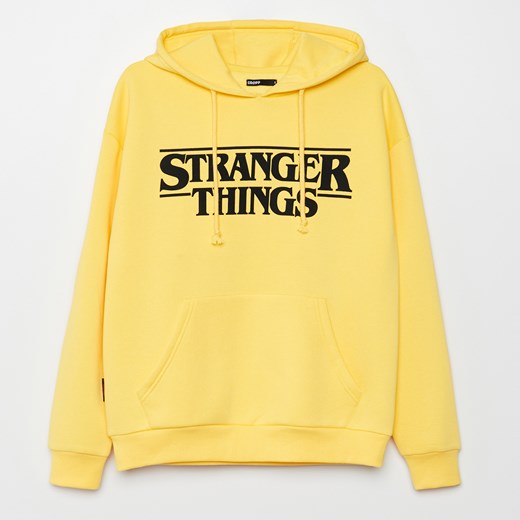 Cropp - Bluza Stranger Things - Żółty Cropp XS promocyjna cena Cropp