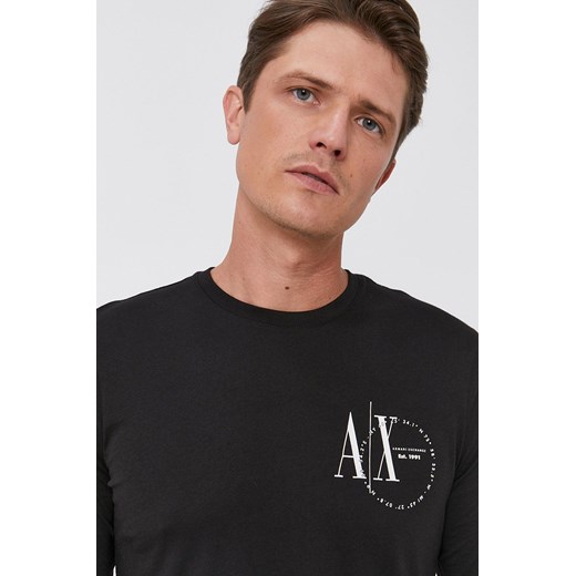 T-shirt męski Armani Exchange z długim rękawem 
