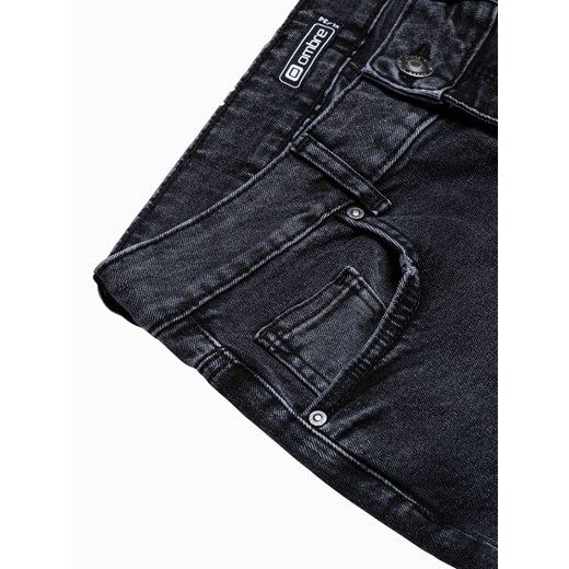 Spodnie damskie jeansowe 934P - czarne Edoti.com L Edoti.com