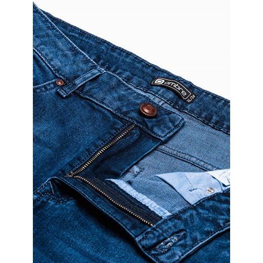 Spodnie damskie jeansowe 934P - niebieskie Edoti.com L Edoti.com