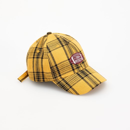 Reserved - Bawełniana czapka z daszkiem - Żółty Reserved M/L wyprzedaż Reserved
