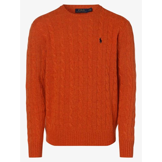 Polo Ralph Lauren sweter męski pomarańczowa casual 