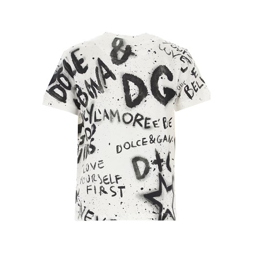 T-shirt chłopięce biały Dolce & Gabbana 