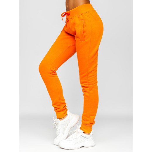 Pomarańczowe spodnie dresowe damskie Denley CK-01 XL denley damskie