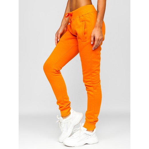 Pomarańczowe spodnie dresowe damskie Denley CK-01 XL denley damskie